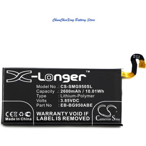 Cameron Sino 3000mAh Battery EB-BG950ABE for Samsung Galaxy S8,SM-G9500,G9508,G9508W,G950D, G950F,G950J,G950N,G950U,G950U1,G950W