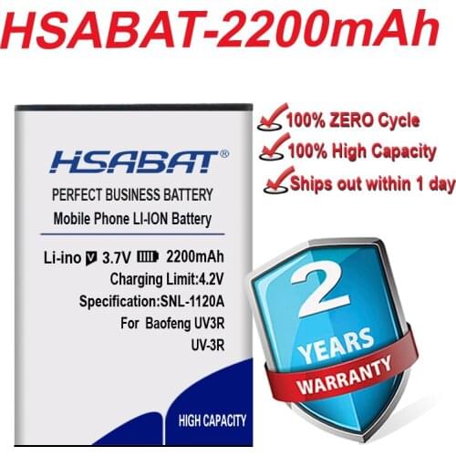 Top Brand 100% New 2200mAh Spare Mini two way radio Battery for walkie talkie Baofeng UV-3R in stock