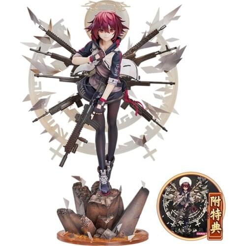 Pre-sale Arknights Exusiai anime action figure Peripherals pvc hand-made Collection model Tabletop ornaments toys gift new