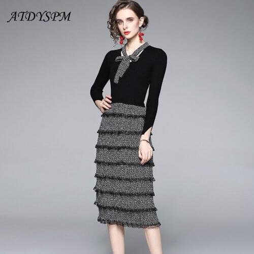 Модные трикотажные платья ATDYSPM China At AliExpress