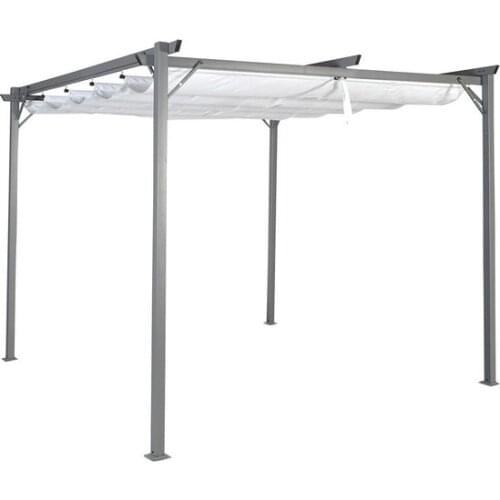 Pergola DKD Home Decor Polyester Steel (290 x 290 x 230 cm)
