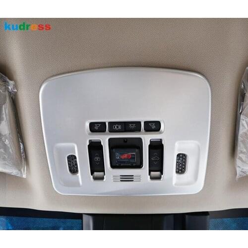 For Toyota Camry 2018 2019 2020 ABS Matte Carbon Fiber Front/Rear Reading Light Decorative Cover Trim moulding accessories