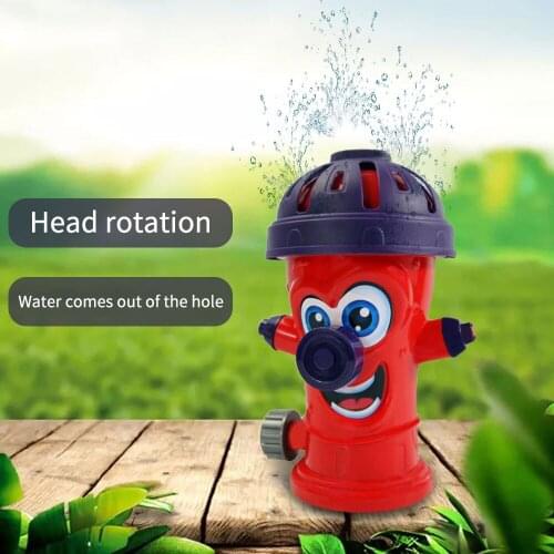 Water Spray Toy Outdoor Rotating Cute Simulation Fire Hydrant Water Sprayer Kids Garden Water Play Game Birthday Present