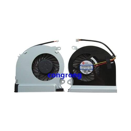 5V 0.55A CPU Computer Notebook Cooling Fan 3 Pins For MSI GE70 MS-1756 MS-1757 Laptop PAAD06015SL N285 New Cooler fan