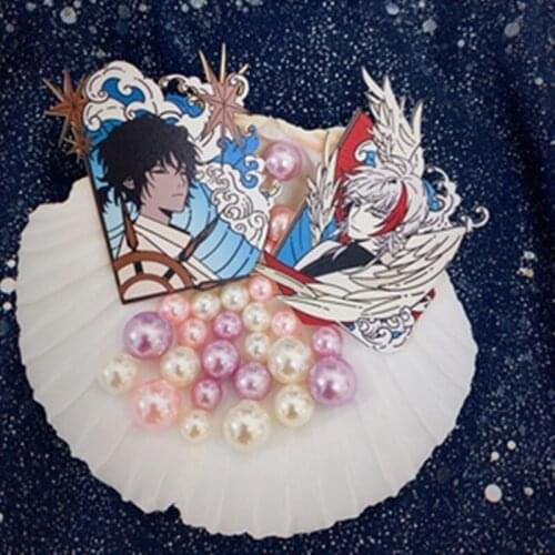 Game Arknights Thorns Elysium Metal Bookmark Bag Accessories Anime Cosplay Props