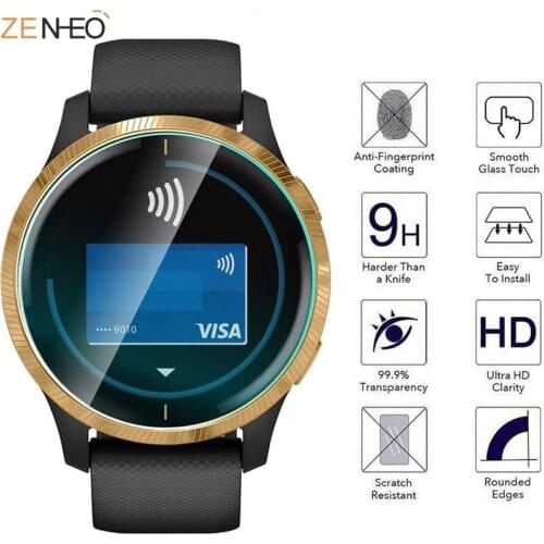 3pc Soft Hydrogel Clear Protective Film Guard Protection For Garmin Venu Smart Watch Smartwatch Full Screen Protector Cover