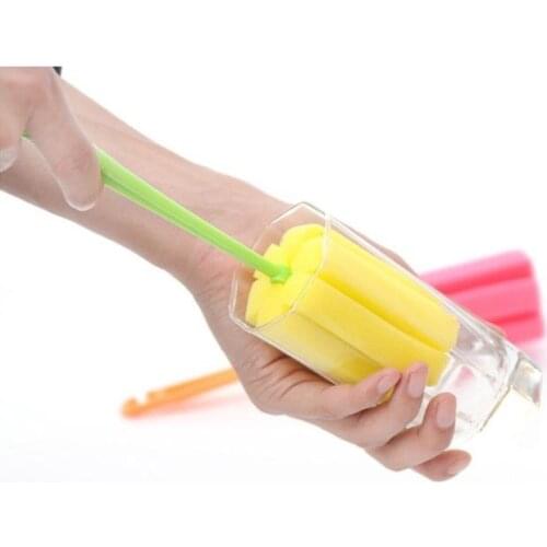 Soft Environmental Cleaning Brushes For Glass Milk Bottle Family Use Sponge Cup Brush Mug Cup Cleaner Kitchen Washing Tools