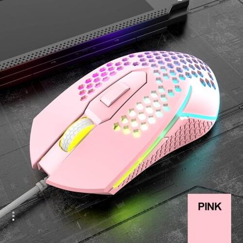 X8 Wired Mouse Gaming Mouse Honeycomb Luminous PC Office Mause Ergonomic 3200DPI 6 keys Computer Mouse Gamer For PC Laptop Games
