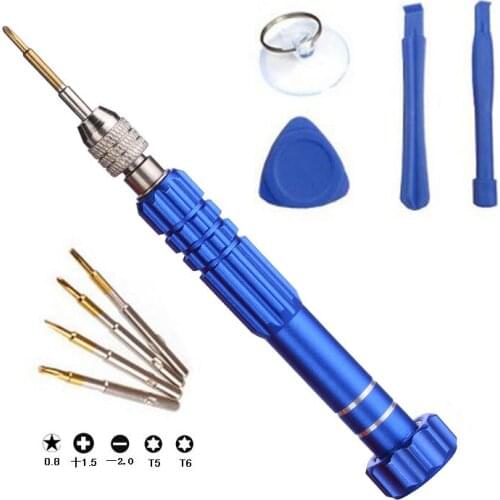 9 pcs/Lot Precision Screwdriver Set Disassembly Pry Opening Repair Tools Kit For iPhone 4 5S 6 Plus Samsung Ferramenta
