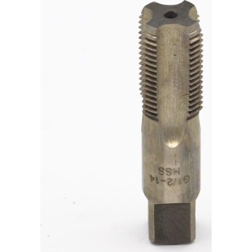 New Pipe Thread Taps High-speed steel Wire tapping Throat teeth Taps G1/2-14