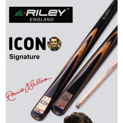 Original US RILEY 3/4 Piece Snooker Cue Kit with Case with Extension 9.5mm Billiard Snooker Stick High-end Excellent Handmade
