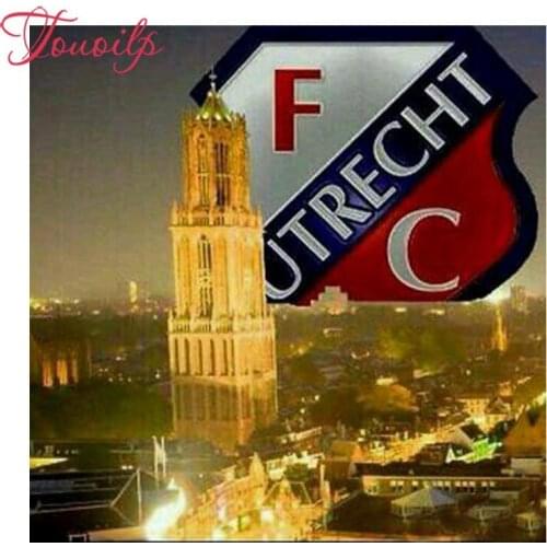 TOUOILP FULL square/round FC UTRECHT 5d diamond painting cross new Year diamond embroidery plastic crafts Full diamond painting