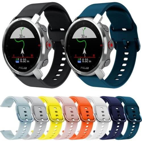 For Polar Grit X Strap Soft Silicone Sport Band For POLAR Vantage M POLAR IGNITE/Unite Watch Bracelet Color Buckle Watchband