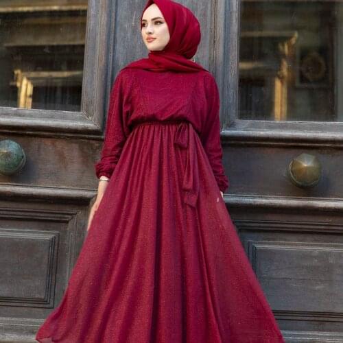 Silvery Islamic Clothing Evening Dress Turkey Muslim Fashion Hijab Islam Clothing Dubai Istanbulstyles Istanbul 2021