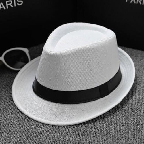 Fedora Hat Men Women Winter Women Felt Hats Men Fashion Black Top Jazz Hat Fedoras Chapeau Sombrero Mujer 2019