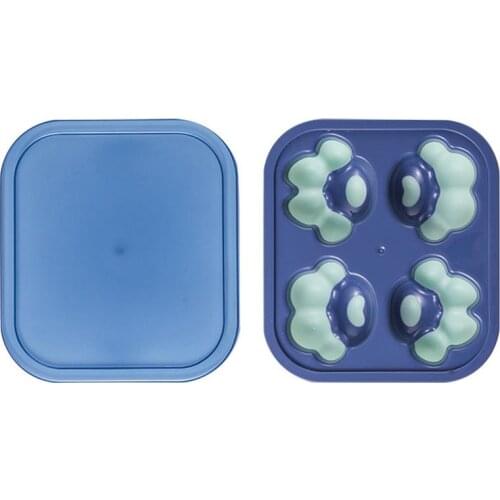 Cute Ice Cream Mold With Lid Cat Paw Shaped Ice Pop Mold Eco Friendly Silicone Popsicle Mold For Home Made Diy Ice Cream