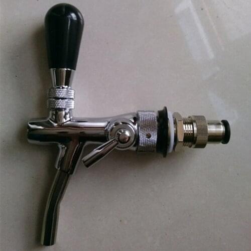 Standard beer tap with quick connector/ EU shape bier faucet/ silver color beer tap