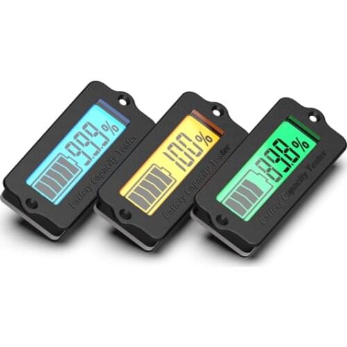 12V 24V 36V 48V Lead-Acid Battery LY6N Recessed Battery Capacity Indicator Tester Voltmeter Green Light battery charge indicator