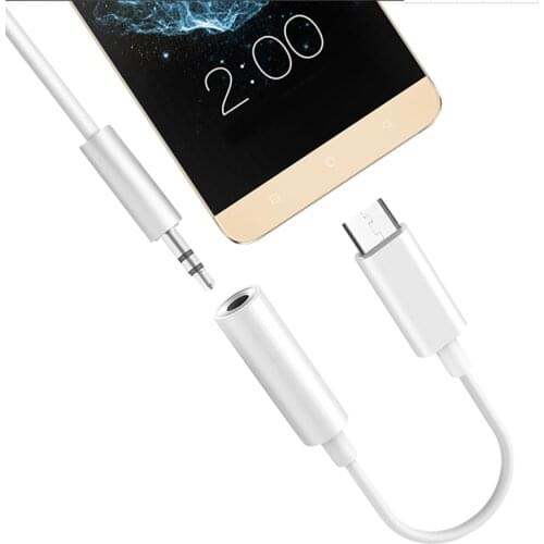 Type C Adapter Earphone Audio Aux Cable USB To Typ C 3.5mm Headphones Jack Adapter Converter Cable For Phone For Xiaomi 6 Mi6