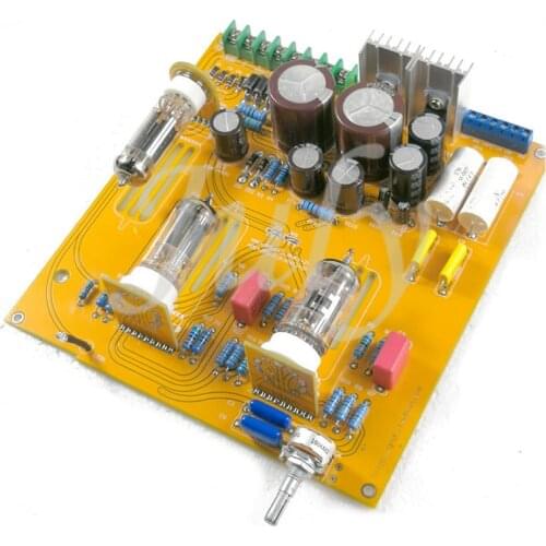 Matisse 12AX7 12AU7 tube pre-stage circuit board, ALPS A100K 16 type dual potentiometer assembly, effect is better than 6N3