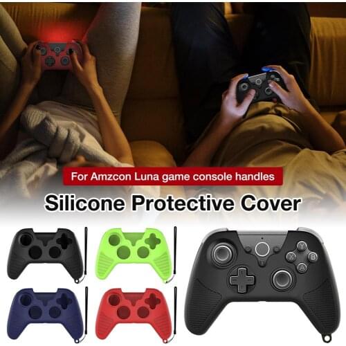 Ultra-thin Silicone Gamepad Cover For Luna Controller Shockproof Dustproof Anti-slip Game Handle Protective Case With Lanyard