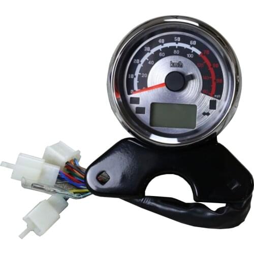 Universal Motorcycle Mechanical odometer high quality speedometer and engine speed instrument with competitive price
