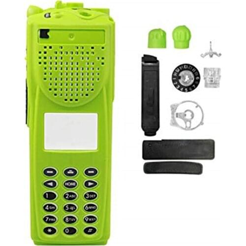 VBLL Green Walkie Full-keypad Replacement Repair Cover Housing Case Kit for Motorola XTS3000 Model 3 Two Way Radio