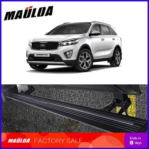 High quality aluminium alloy Automatic scaling Electric pedal side step running board for Sorento 2009 10 11 12 13 2014 2015