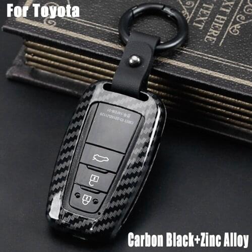 High-grade Quality remote car key wallet case For Toyota CHR Camry Prius Prado 2016 - 2018 Aygo RAV4 Corolla 2018 key Pouch