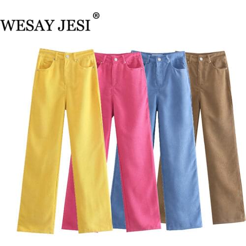 Женские вельветовые брюки Wesay Jesi China At AliExpress