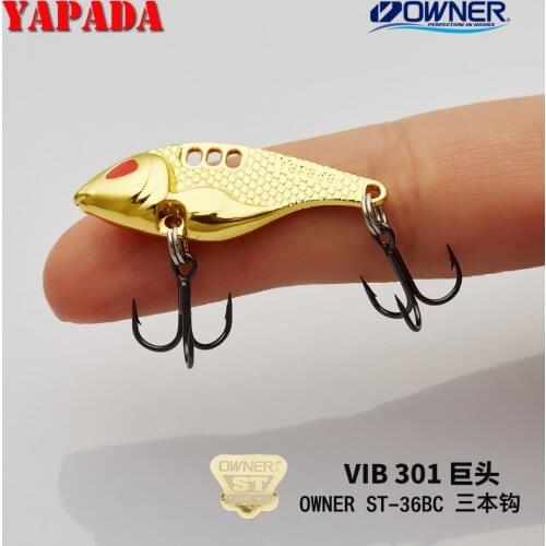 YAPADA VIB 301 Tycoon 5g/7g strengthen Treble Hook 35-38mm Feather Multicolor Zinc alloy Metal VIB Fishing Lures