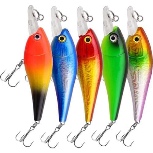 6.5cm 4.5g Artificial Bait Plastic Fishing Lure Bionic Sinking Fish Lure Fake Fish Crank Bait 2021new