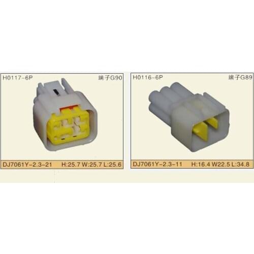 6098-0239 high quality 2 Pin/Way male and Female Auto Connector Waterproof Fuel Injector wire harness Connector