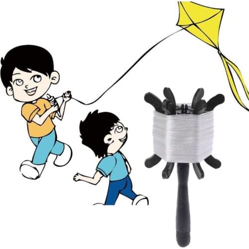 Outdoor Sports 100m White Flying Kite String Line with Winder Tools Accessories