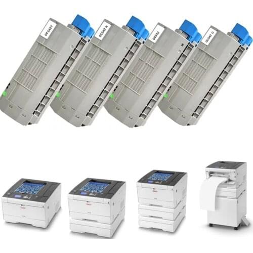 C532 High Capacity 7K Full Import Powder Compatible OKI Toner Kit for Okidata C532dn C542 C542dn MC573 MC573dn Toner Cartridge