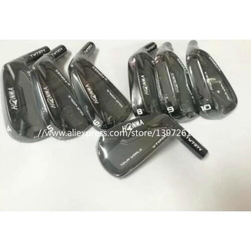 TourOK GOLF HONMA TW737V black high quality irons 4-10 7 PCS Golf irons Free shipping