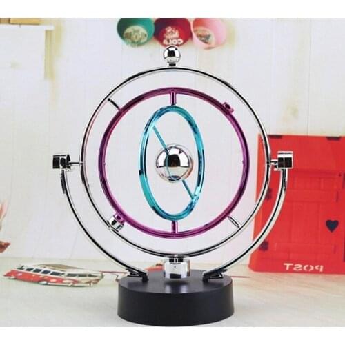 Colorful Celestial Orbital Perpetual Motion Instrument Armillary Sphere Table Decor Kinetic Orbital Revolving Gadget Educational