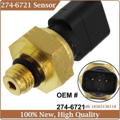 Excavator Pressure Switch E320D E320D2 C6.4 Engine Oil Pressure Sensor 274-6721 for Caterpillar 2746721