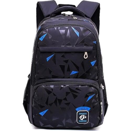 Boys children school bags orthopedic backpack High capacity backpacks boy girls junior high kids schoolbag waterproof bookbag