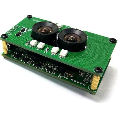 For Manufacturer direct selling magnesium SENSOR 1080P black and white + color binocular face recognition USB camera module