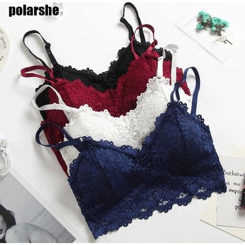 Women Push Up Wireless Lace Bra New Arrival Top Sexy Female Size Bralette Underwear Lingerie Summer Soft Backless Full Cup Bra