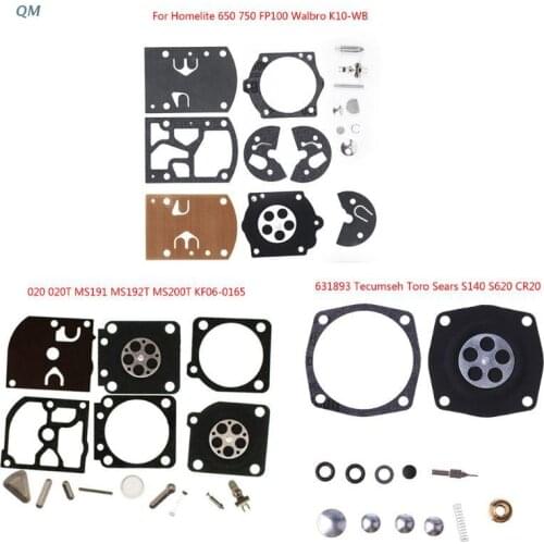 Carburetor Repair Kit For Homelite 650 750 FP100 Walbro K10-WB Carburetor Replacement Garden Tools for Poulan/Weedeater 13MF