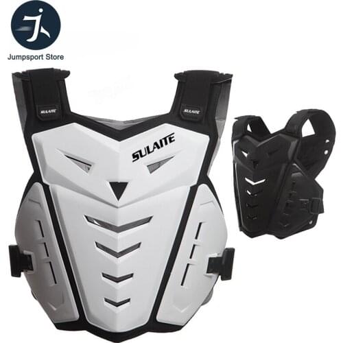 SULAITE Motorcycle Body back Cycling Jacket Adults Motocross Moto Vest Back Chest Protector Off-Road Dirt Bike Protective Gear