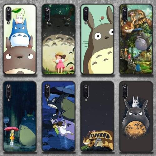 Cute Cartoon Totoro Phone Case for Xiaomi mi 6 6plus 6X 8 9SE 10 Pro mix 2 3 2s MAX2 note 10 lite Pocophone F1