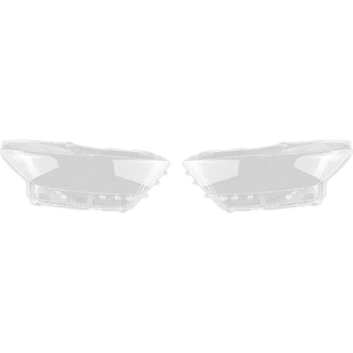 1PCS Car Headlight Lens Head Light Lamp Cover Shell Replacement for Ford Mustang 2014 2015 2016 2017, Side