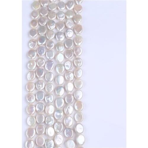 Wholesale 10-12mm oval shape freshwater pearl strands
