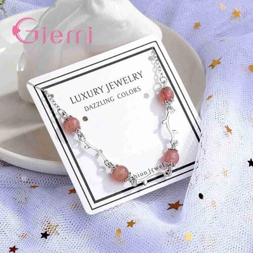 Genuine 925 Sterling Silver bracelet & Bangles Elegant Women Girls jewelry Wholesale Top Quality jewelry