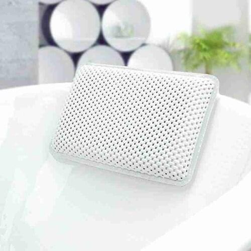 Bath Pillow Bathtub Hotel Household Non-slip Comfort Cushioned Spongy Cushion Suction Cups Bathroom Luxury Spa Relaxing Soft