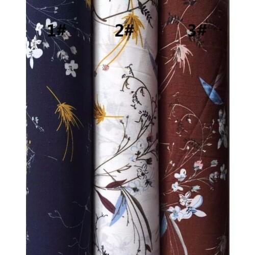 145cm width Paris pearl Chiffon fabric flowers pattern for skirt suit-dress CH-1220