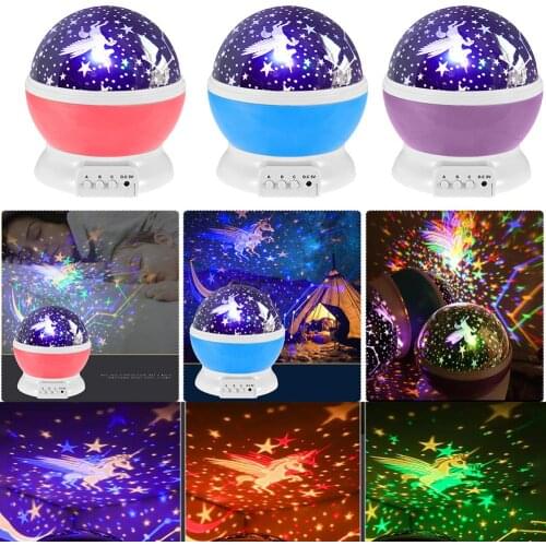 LED Projector Moon Night Lamp Battery USB Bedroom Party Projection Lamp for Childrens Night Light Gift Pokemon
